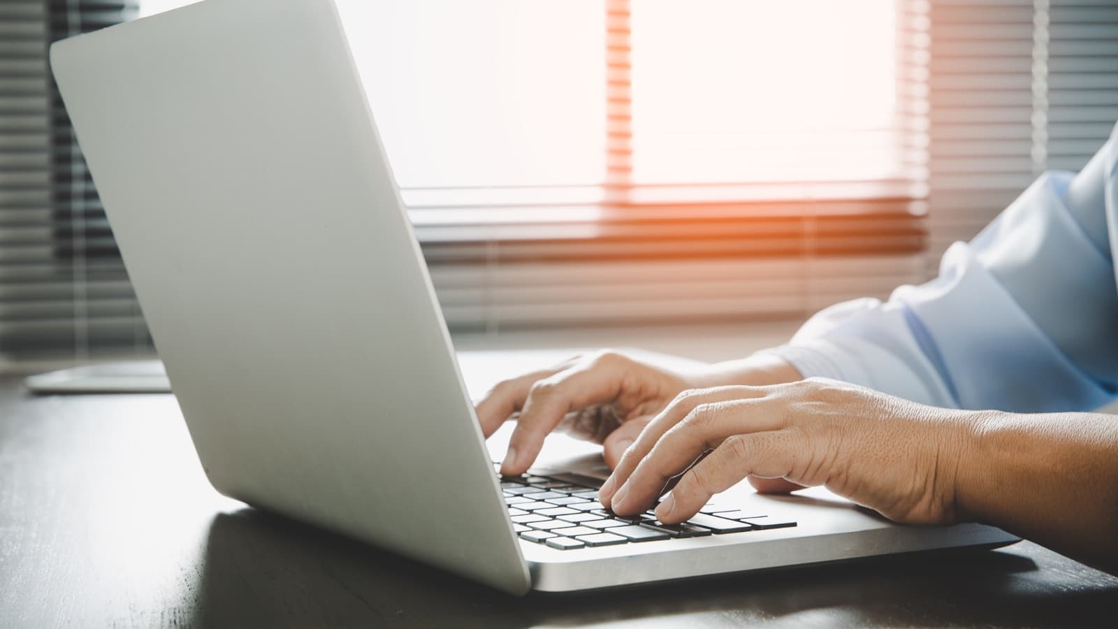 Reviewing numbers on a laptop